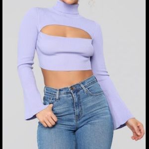 Just A Little Sweater- Lavender